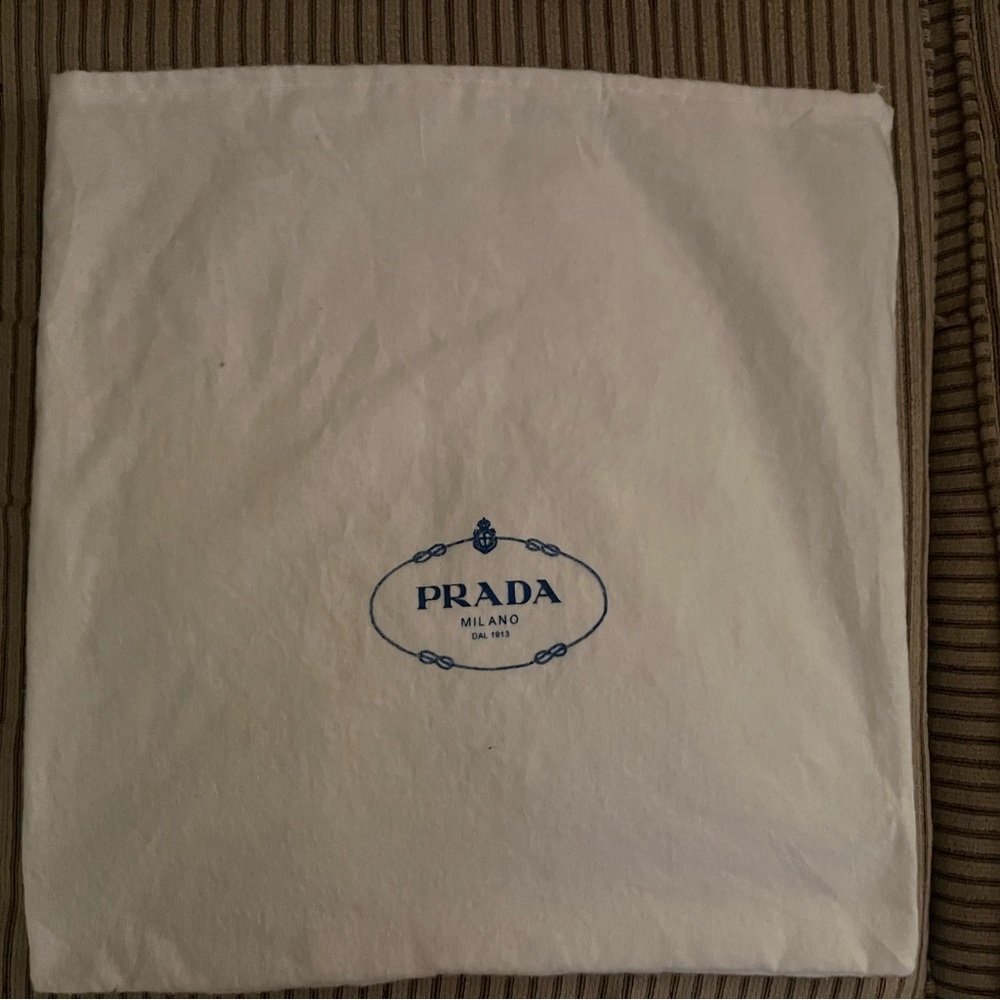 Designer- like  Dust Bag with Blue Logo